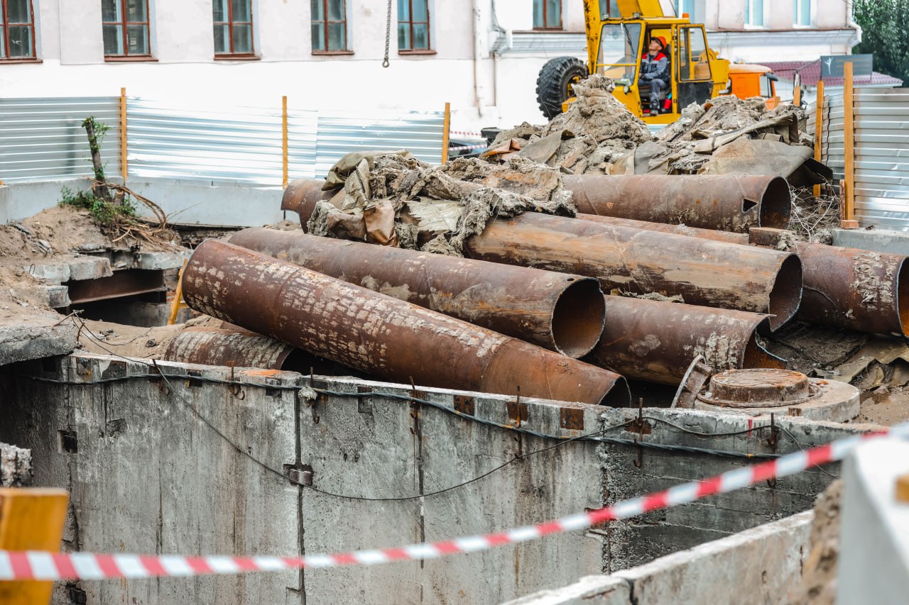 В историческом центре Улан-Удэ заменят 20 километров старых труб