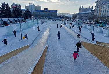 ���� �������� � �����. ������� ������� � ����-���. ������� 2025 ����, Winter in Ulan-Ude
