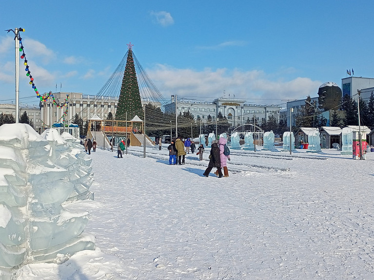 ������� ������� �� ������� ������� � ������ ����-���, ������� 2025 ����. Ulan-Ude. December 2025