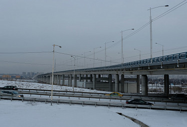 Новый ангарский мост в Иркутске