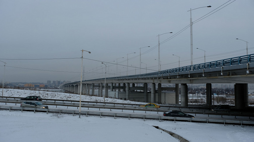 Новый ангарский мост в Иркутске