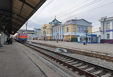��������������� ������ � ������ ����-���. Ulan-Ude railway station