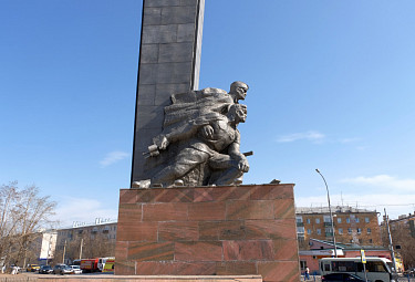 Улан-Удэ. Памятник солдатам Бурятии, погибшим на войне в гитлеровской Германией