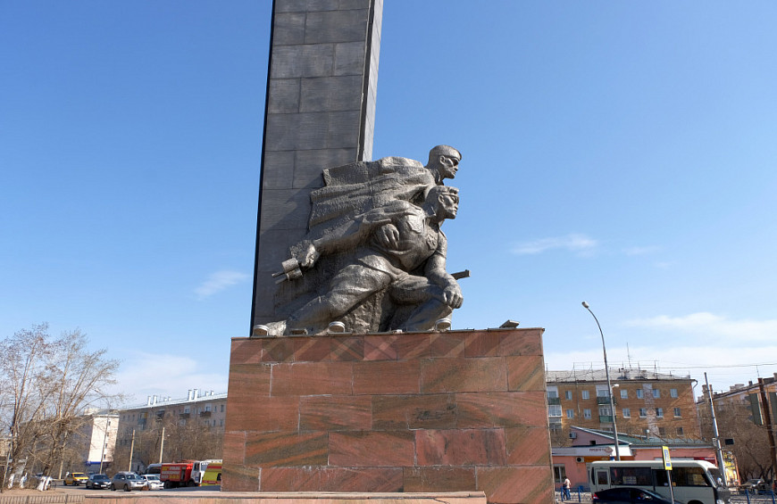 Улан-Удэ. Памятник солдатам Бурятии, погибшим на войне в гитлеровской Германией