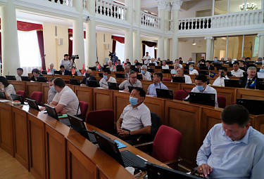 Бурятия. Сессия парламента республики 7-8 июля 2020 года