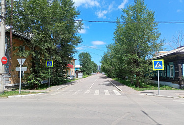 Улица Шмидта в центре Улан-Удэ (июль 2023 года)