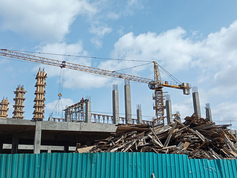 ������������ ����� � ������������� �� ���. �������� ������. Construction area
