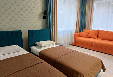Бурятия. Курорт "Горячинск". Номер для клиентов, которые отдыхают на курорте (май 2023 года)