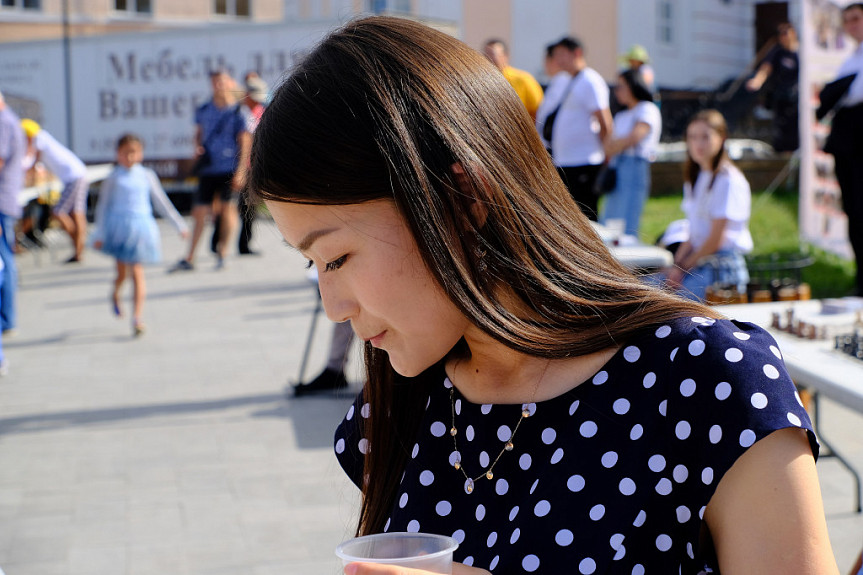 Шахматы. Инна Ивахинова. Сеанс одновременной игры в Улан-Удэ 29 августа 2018 года