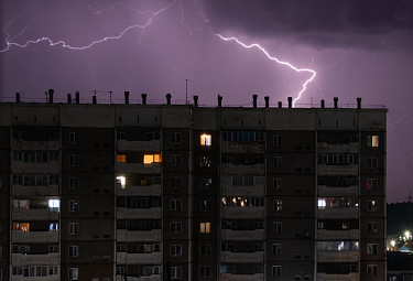 ������ ����� � ����-���. ������ ��� �����. Lightning in Ulan-Ude