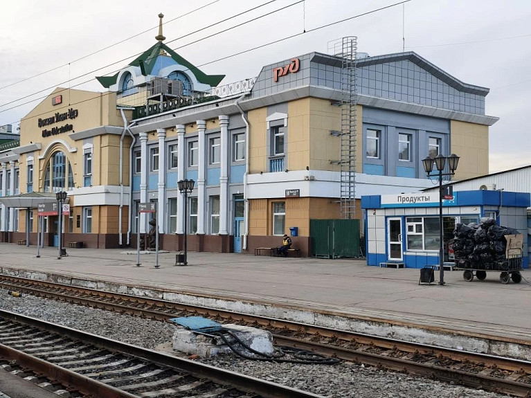��������������� ������ � ������ ����-���. 2026 ���. Ulan-Ude railway station