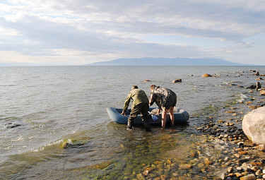 Бурятия. Рыбаки на Байкале