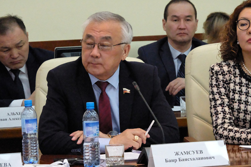 Баир Жамсуев на заседании в Улан-Удэ 4 апреля 2023 года