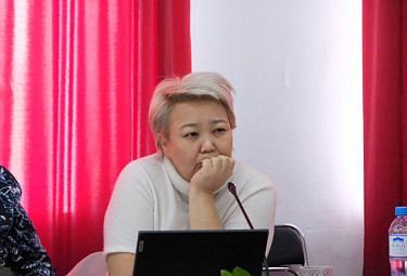 Татьяна Евгеньевна Мантатова на совещании в педколледже в Улан-Удэ (сентябрь 2022 года)