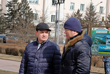 Игорь Шутенков и Алексей Цыденов. Март 2019 года