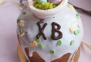 ����� � ������. ����� � �������� "��" ("������� ��������"). Russian Easter bread kulich