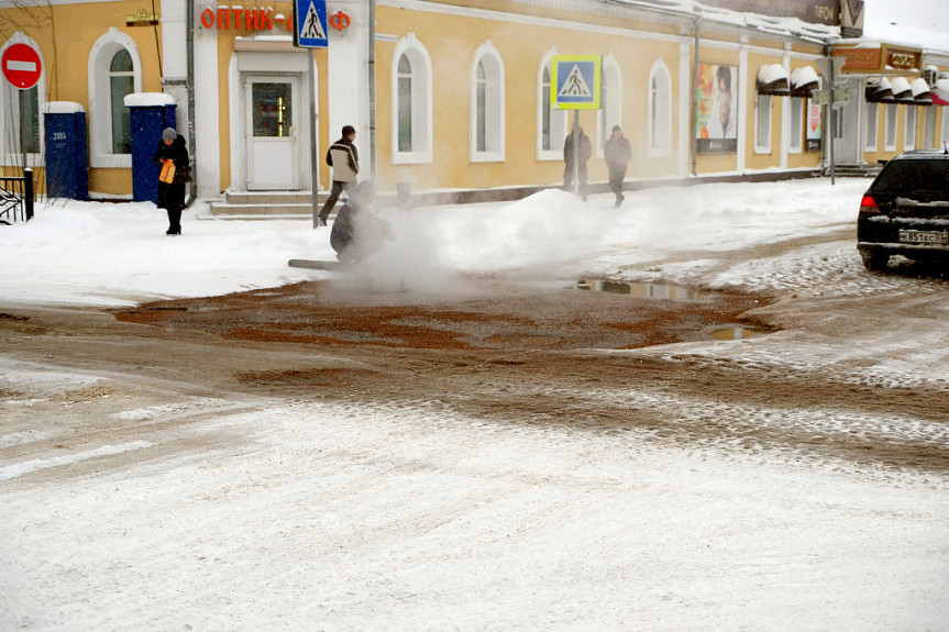 Улан-Удэ. Зимний прорыв изношенных теплосетей