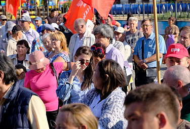 Улан-Удэ. Митинг КПРФ против пенсионной реформы 2 сентября 2018 г.