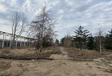 Разрушенный республиканский ипподром в Улан-Удэ (Бурятия)