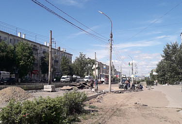 Ремонт улицы Терешковой в Улан-Удэ (2022 год)