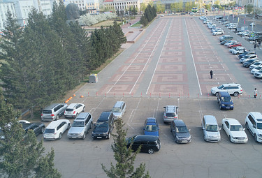 Улан-Удэ. Площадь Советов в центре города (2020 год)