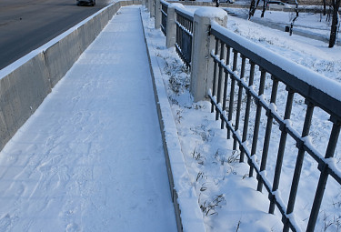Зимний тротуар