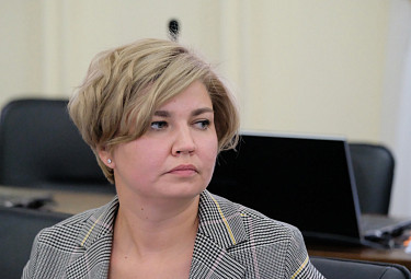 Екатерина Кочетова на совещании (Республика Бурятия, 2020 год)