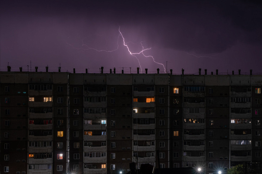 �������� � �������. ����� � ������ ����-���. ������ �� ����� �����. Lightning in Ulan-Ude