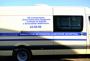 Улан-Удэ. Машина городской ветеринарной станции