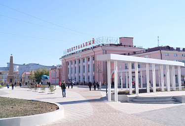 Улан-Удэ. Площадь Революции после масштабного ремонта. 2021 год